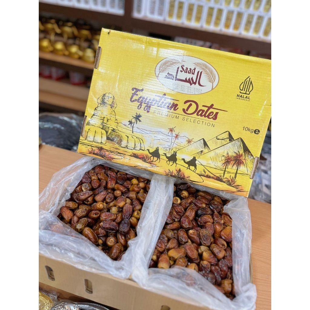 

Kurma Mesir Saad Egyptian Dates 10kg - Food Snack