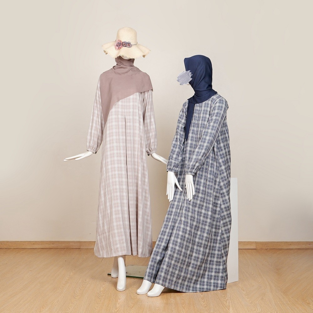 Le Khari Salwa Dress Gamis Katun Gamis Busui Size S - XL