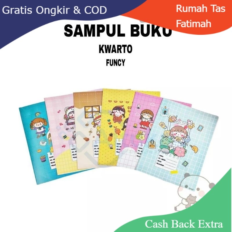 

Promo SAMPUL QUARTO FANCY ISI 20 PCS / SAMPUL BUKU TULIS KARAKTER LUCU MURAH By Rumah Tas Fatimah