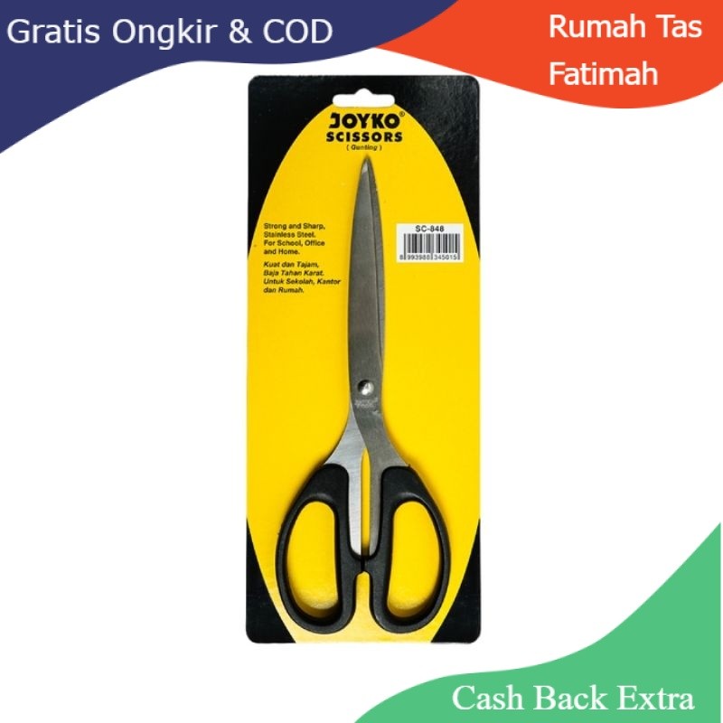 

Promo Gunting Joyko Besar / Scissors / Gunting Joyko SC-848 By Rumah Tas Fatimah
