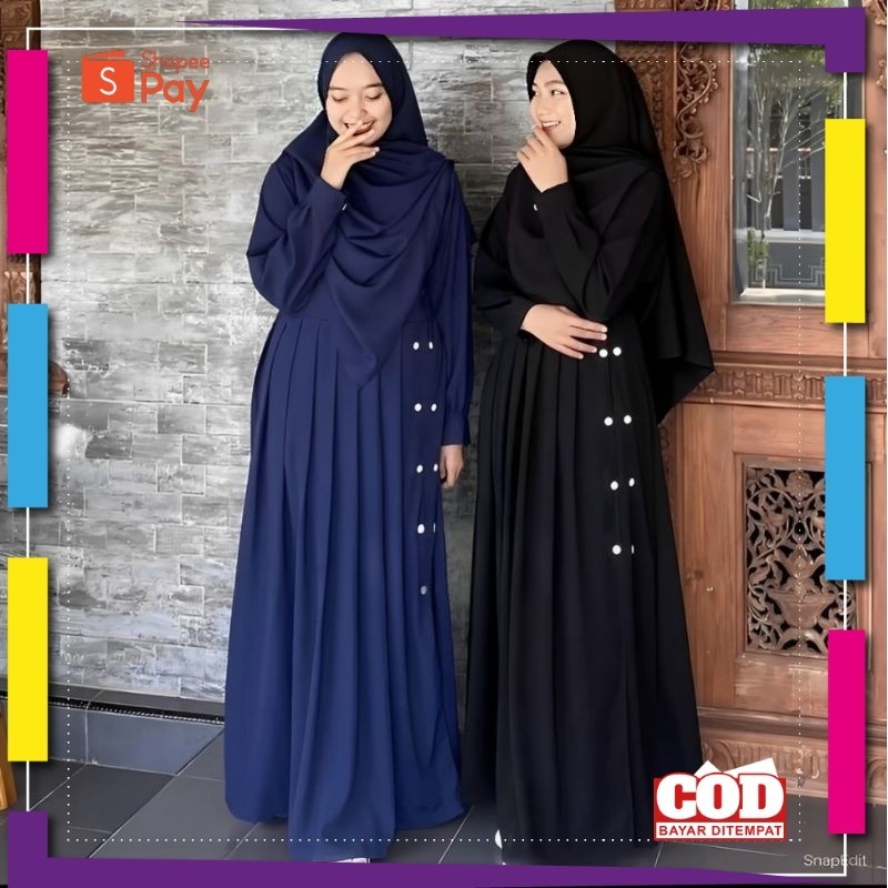 [PREMIUM ORIGINAL] GAMIS AR RAYYAN gamis cringkle airflow premium gamis wanita muslimah baju muslim 