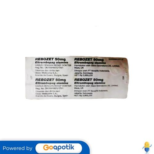 Rebozet 50 Mg Strip 7 Tablet
