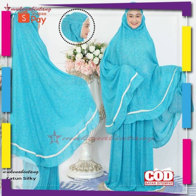 [PREMIUM ORIGINAL] MUKENA DEWASA SILKY MUKENA TRAVELLING JUMBO