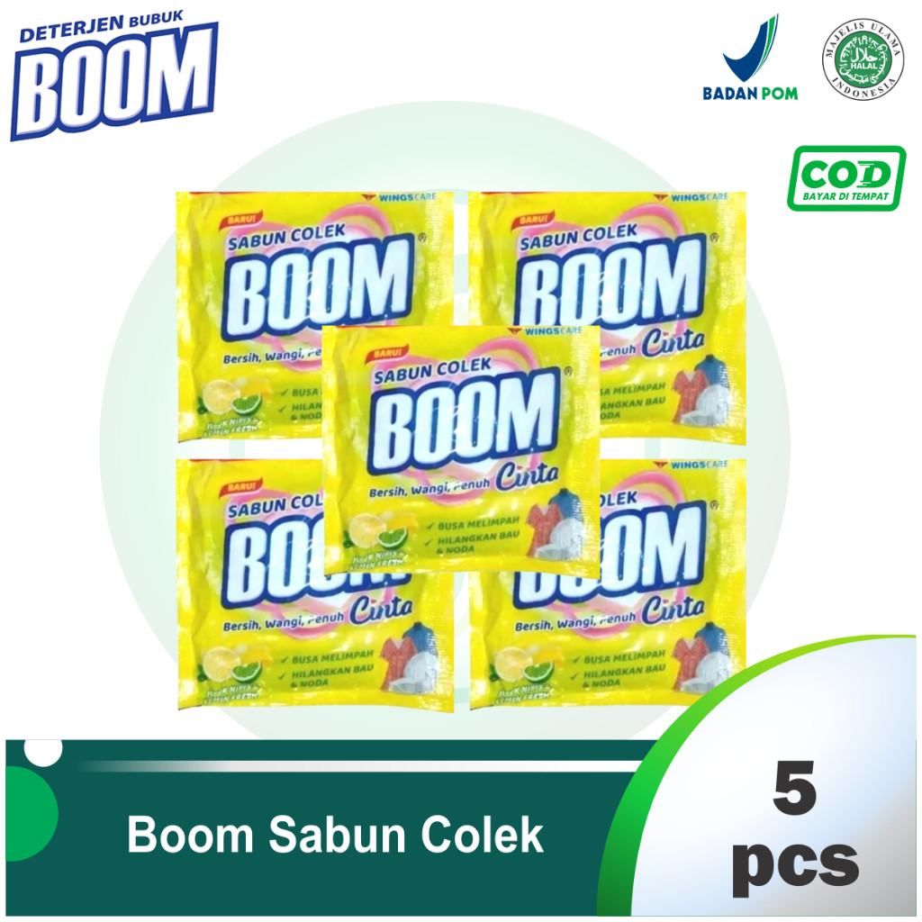 Boom Cinta Sabun Colek 145gr - 5pcs