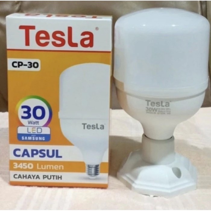 Tesla Capsule 30w / Bola Lampu Led Kapsul