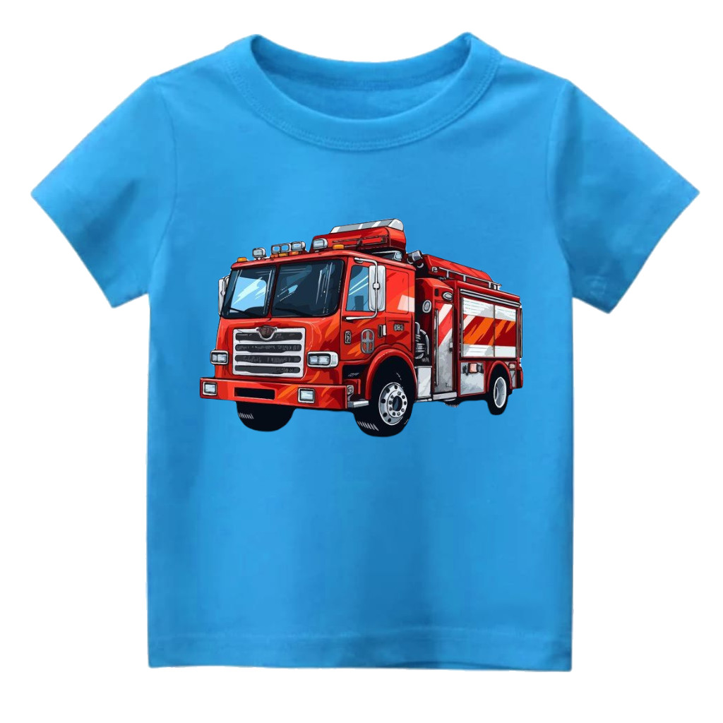 Baju Kaos Anak Laki Laki Fireman Umur 2-10