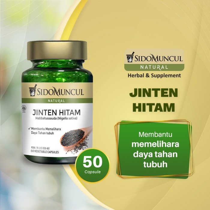 

Sido Muncul Natural Jinten Hitam 50 Kapsul