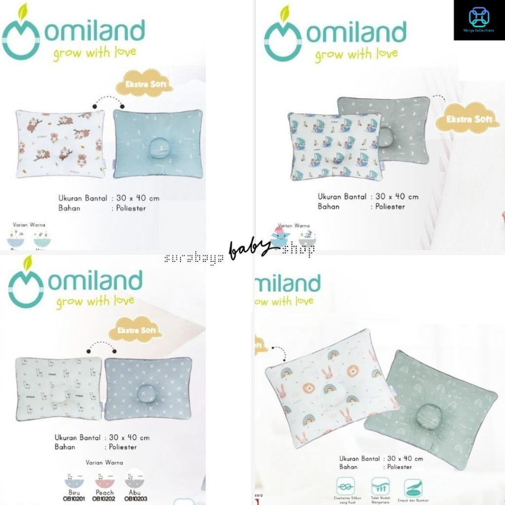 Omiland Bantal Bayi Omiland / Bantal Omiland / Bantal Peyang Omiland / Bantal Peang Omiland