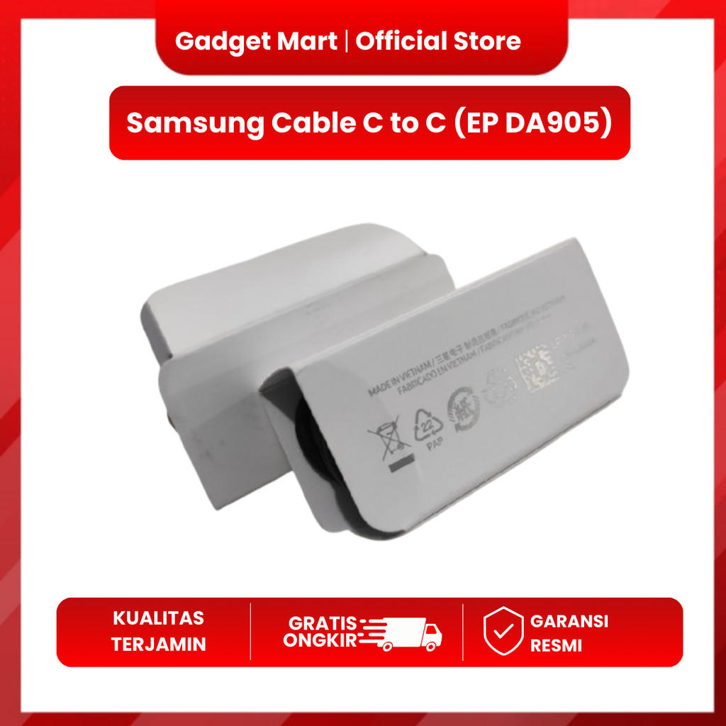 Samsung Cable C to C (EP DA905) 1 Meter Original Resmi Samsung