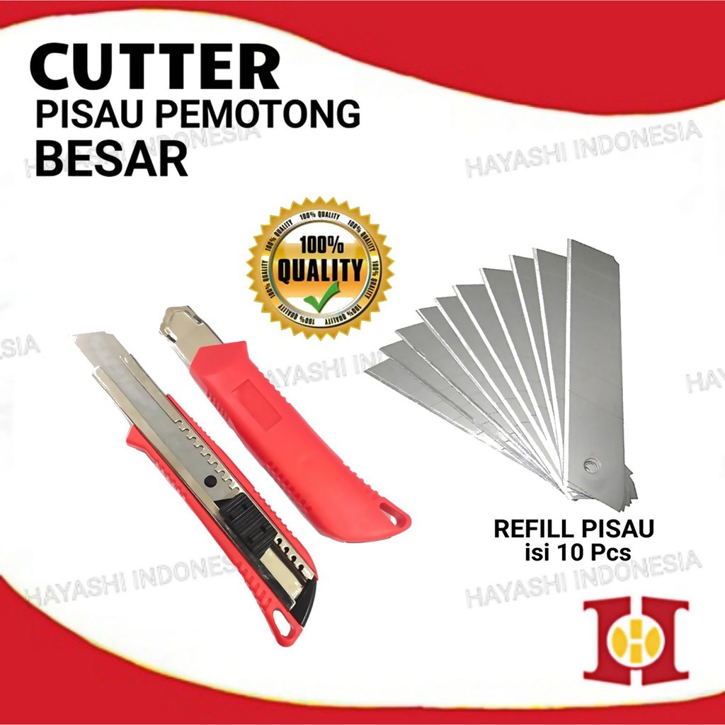 

Cutter Pisau Alat Pemotong / Cutter Besar