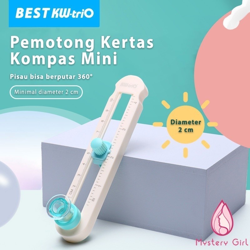 Circle Cutter Premium 1 cm - 10 cm Pisau Alat Potong Kertas Sticker Bulat / Lingkaran / Bundar Kuali