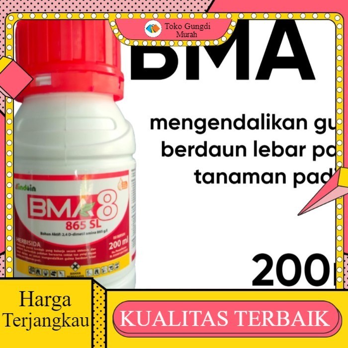 herbisida BMA 200 ml bahan sama DMA racun rumput selectif