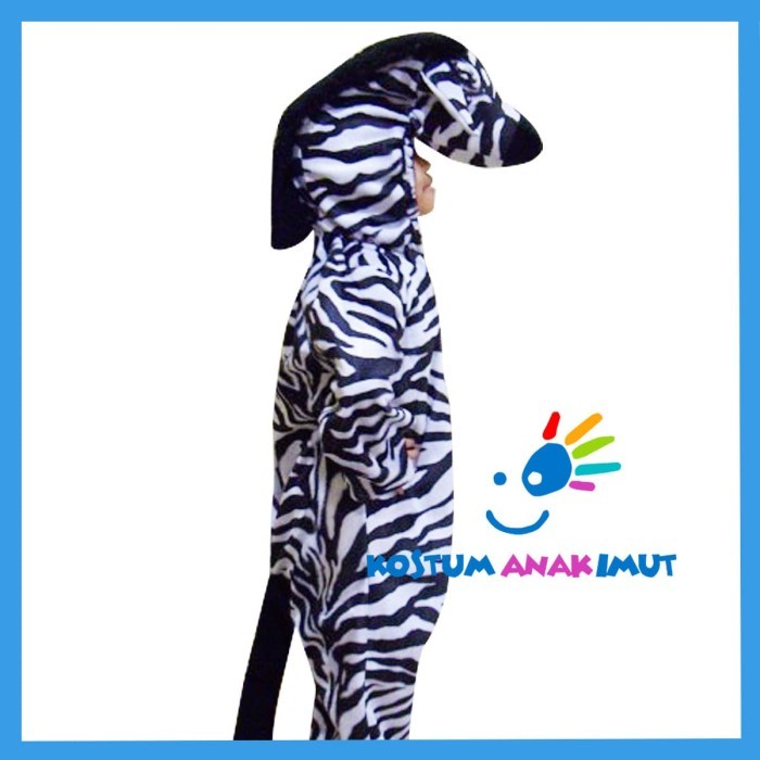 Kostum Zebra-Baju kostum zebra-Kostum Binatang Zebra anak