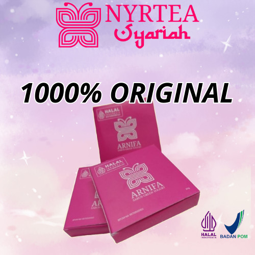 Amerta.kdr - Nyrtea Arnifa Green Yogurt Soap - Sabun Wajah Dengan Kandungan Alami BPOM & Halal