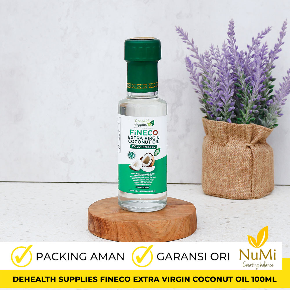 

100ML FINECO EVCO COCONUT OIL EXTRA VIRGIN, MINYAK KELAPA - DEHEALTH SUPPLIES