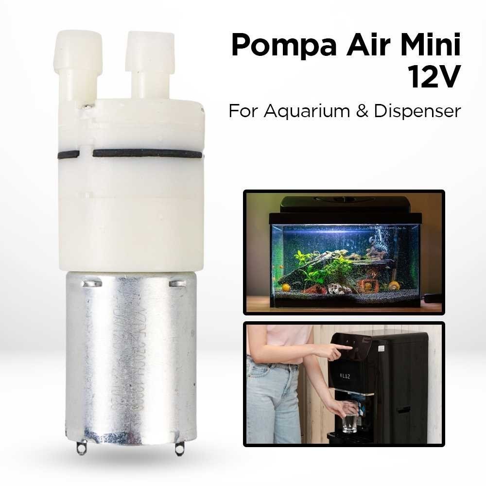 

YD Pompa Air Mini Diaphragm Water Pump for Aquarium Dispenser 12V - EC370