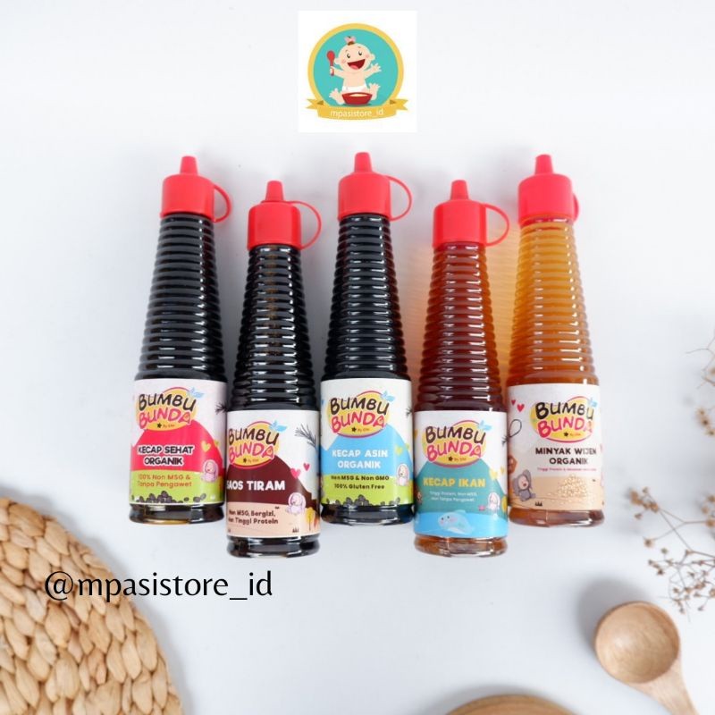 

Bumbu Bunda Kecap Saos Series Bumbu Penyedap Mpasi Bayi