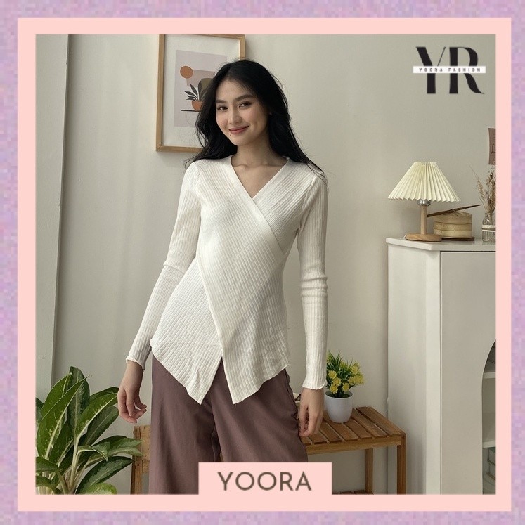 Yoora Fashion baju atasan ootd korean style bkk4829