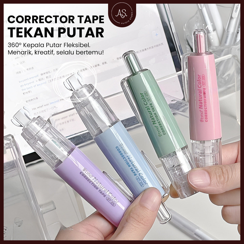 

AS Tip Ex Mechanical Transparant Correction Tape