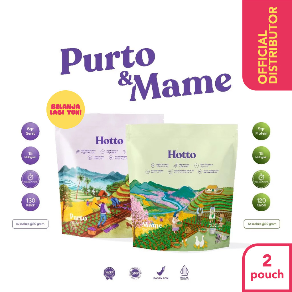 

Hotto Purto / Mame Multigrain with Purple Potato / Edamame [HALAL]