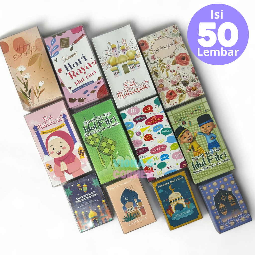 

Amplop Lebaran Unik Mewah Tebal Lucu Premium Isi 50 Pcs Murah Panjang Angpao Idul Fitri Aesthetic