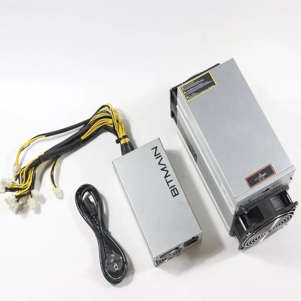 used AntMiner S9 SE 16TH/S With PSU Bitcoin BTC BCH Miner Better Than Antminer S9 13.5t 14t S9k S11 