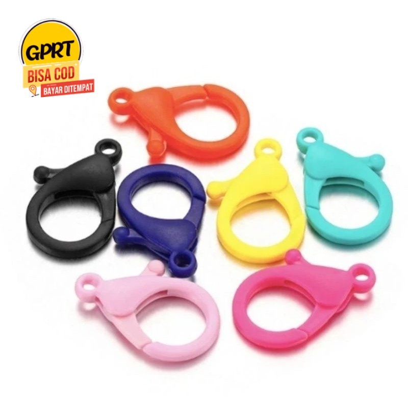 GPRT 6pcs Kokot udang kait udang plastik 2,2 x 3,5cm