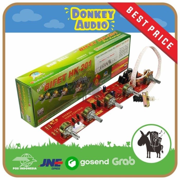 HD88 KIT TONE CONTROL BIFET HK 201 TONE CONTROL TANPA RELAY BELL BGR