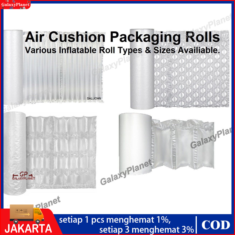 

50M Kolom gelembung, tahan tekanan super, kemasan lebih aman Air Bubble Wrap Anti Pecah Inflatable Bag Plastik Air Bag Roll Cushion Packing Bubble Wrap Extra Bubble Packing Air Bag Cushion Packing Inflatable Bubble Wrap Inflatable Roll