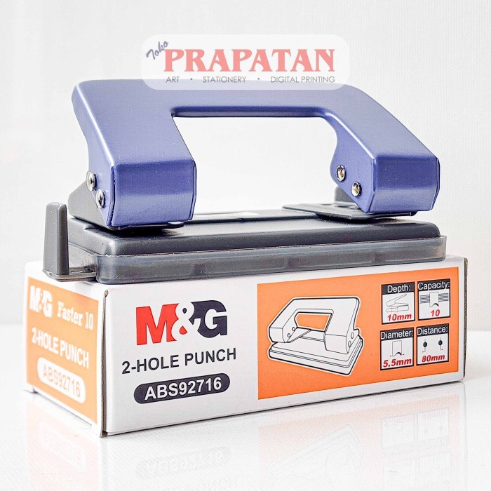 

Pembolong Kertas M&G Faster 10 ABS92716 | 2 Hole Punch