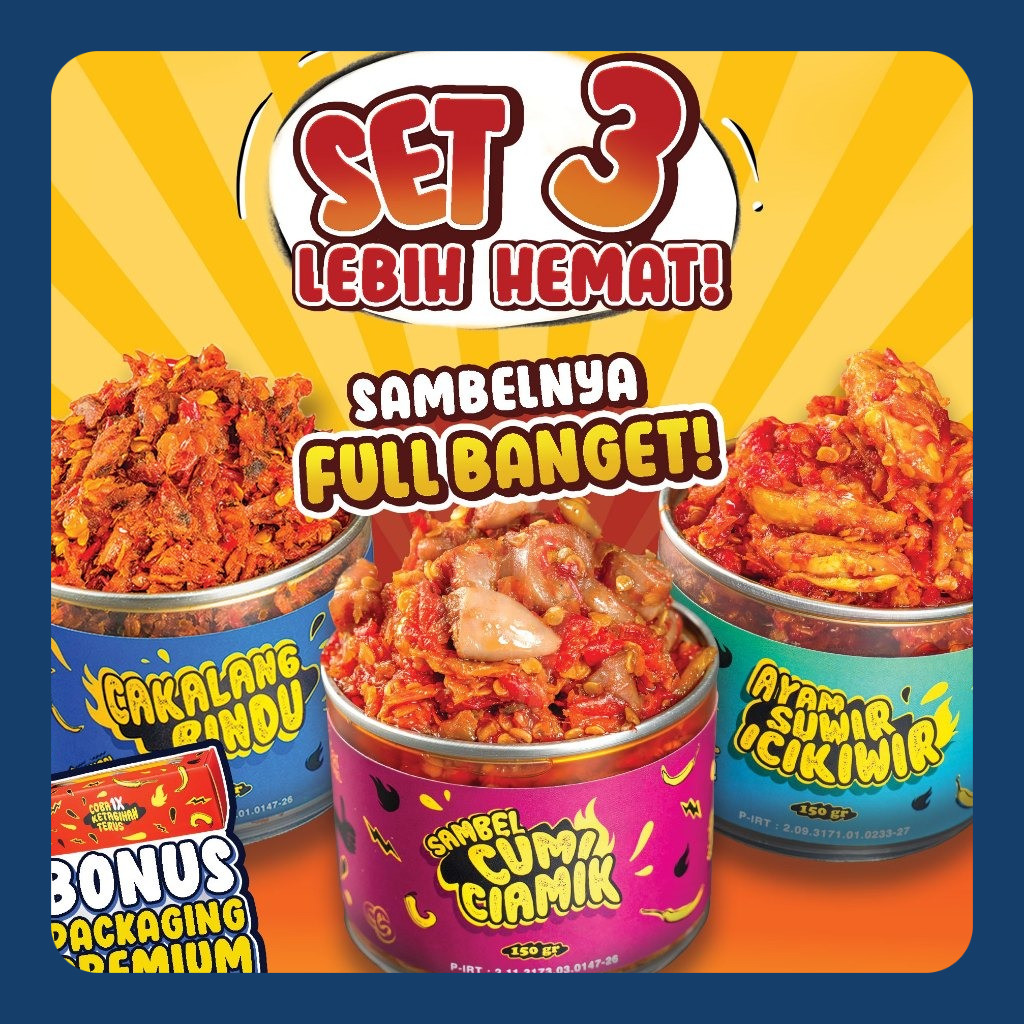 

Eatsambel - Paket Favorit Mas Yangun (Set 3)