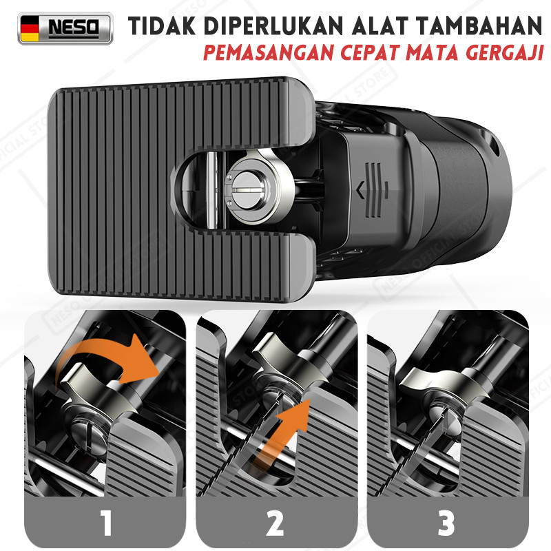 Neso German Mesin Adapter Jigsaw Gergaji Mesin (Cod) Gergaji Mesin Adapter Reciprocating Jigsaw