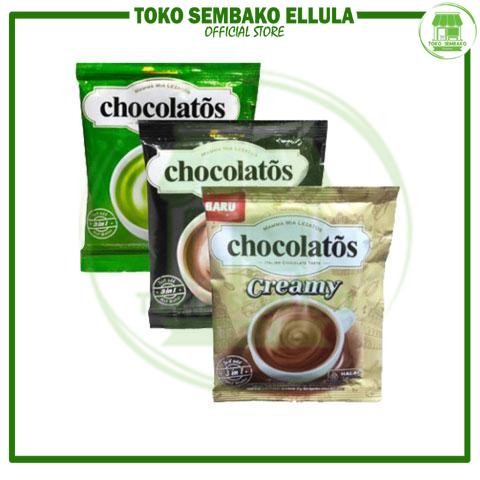 

Toko Sembako ELLULA - CHOCOLATOS DRINK MINUMAN COKLAT BUBUK 1 RTG ISI 10 SASET