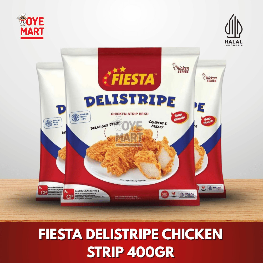 

FIESTA CHICKEN DELISTRIPE 400GR / DAGING AYAM STRIP