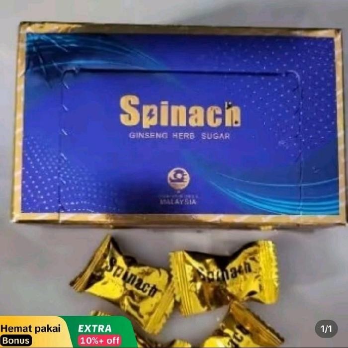 

Permen Original Spinach Herbal 1 Box Isi 30 Pcs