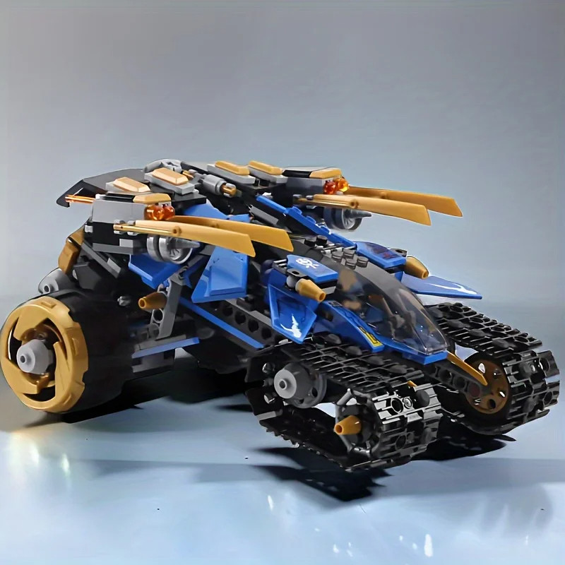 576PCS Te nical Ninja Thunder Raider Me anical Warrior Robot Me a Building Blocks War Weapon Model T
