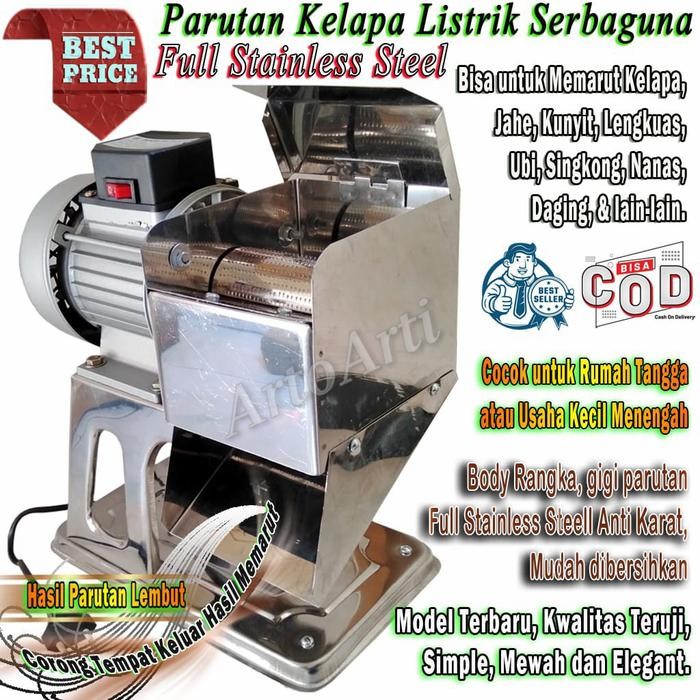 Parutan Kelapa Mesin Parut Kelapa Parutan Kelapa Listrik Parut Kelapa - FullStainless 2