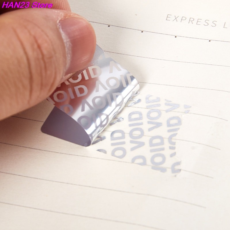 

100Pcs Warranty Protection Sticker Security Seal Brittle Paper Tamper Proof Warranty Void Label Stickers Adhesive Label Guanante