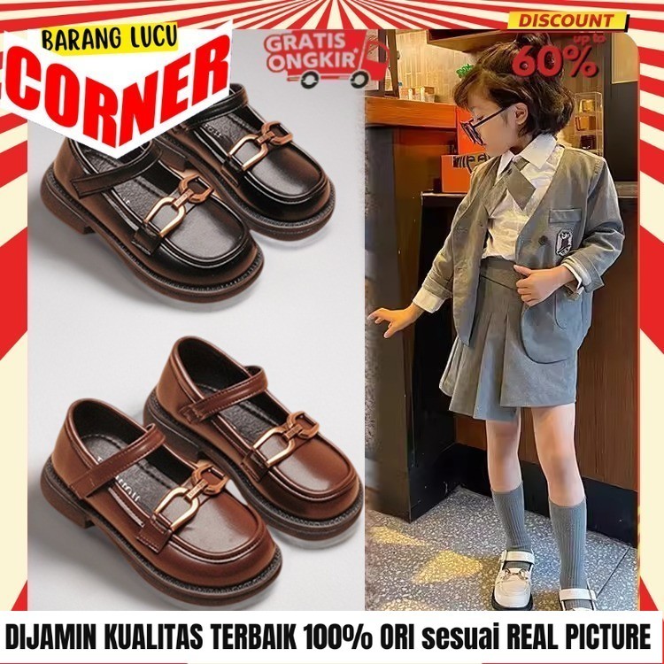 Sepatu Boot Pantovel Tinggi Anak Laki Laki Perempuan Tali slip On Usia  Sekolah SD TK