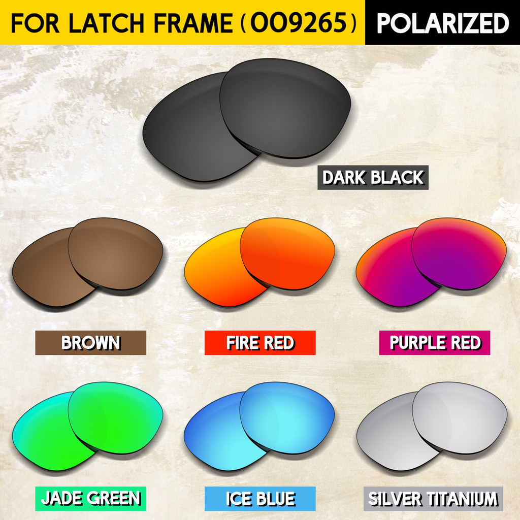 Suitable for Oakley Latch OO9265 Replacement Lenses Compatible With Oakley Latch OO9265 Sunglasses F