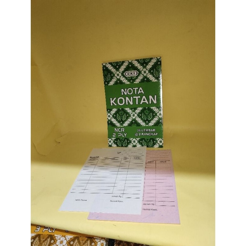

Nota kontan 2ply kecil 1pcs