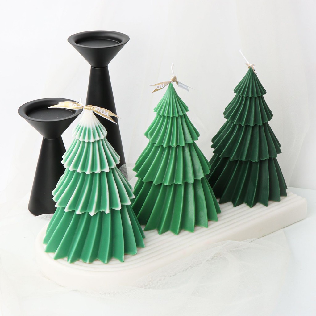 

3D Tree Candle Silicone Mold DIY Candle Making Handmade Soap Paste Resin Baking Tool Holiday Gift