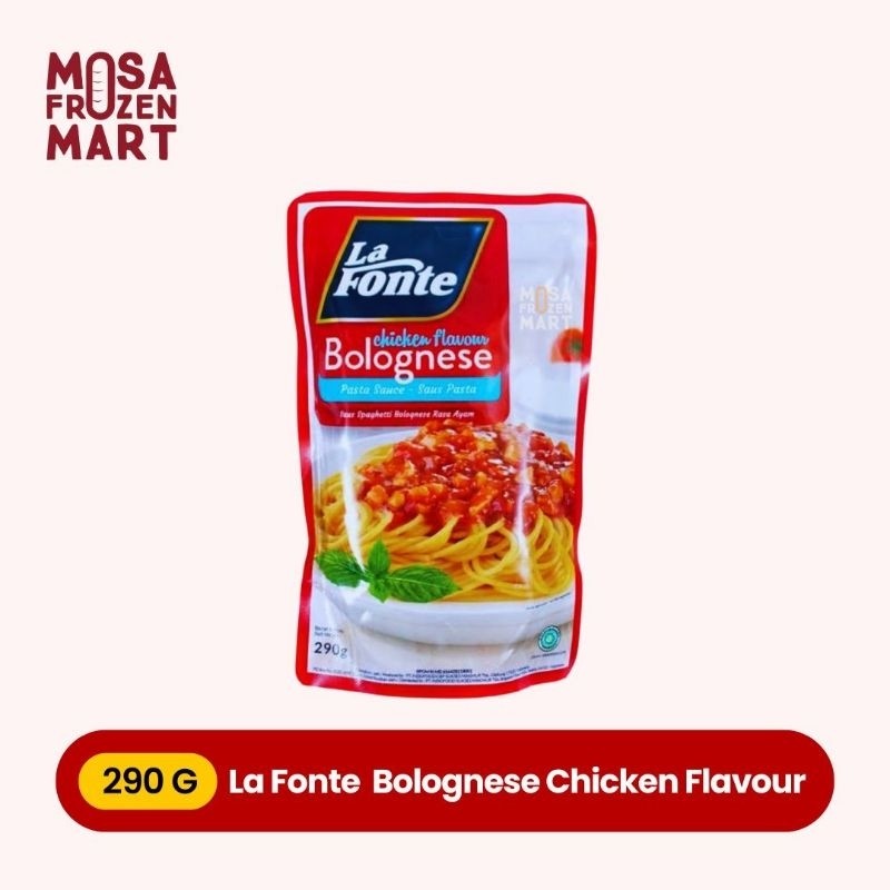 

La Fonte Bolognese Chicken Flavour Pasta Sauce 290 G | Saus Pasta