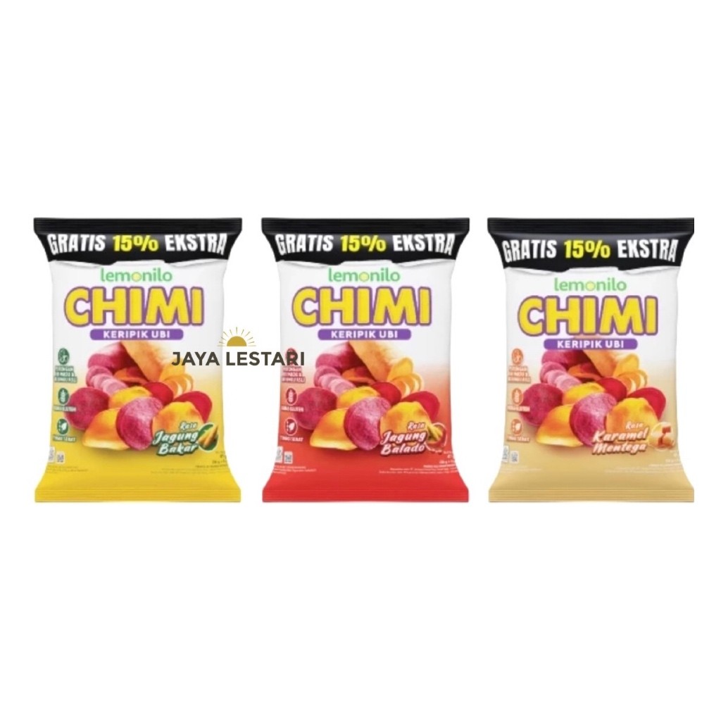 

Lemonilo Chimi Mini Keripik Ubi (10g) (3 Varian Rasa) ARBON