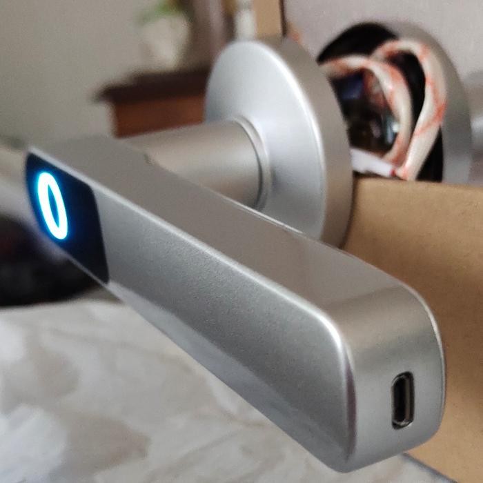 

Intelligent Biometric Fingerprint & PIN (Bluetooth Door Lock System) - Silver