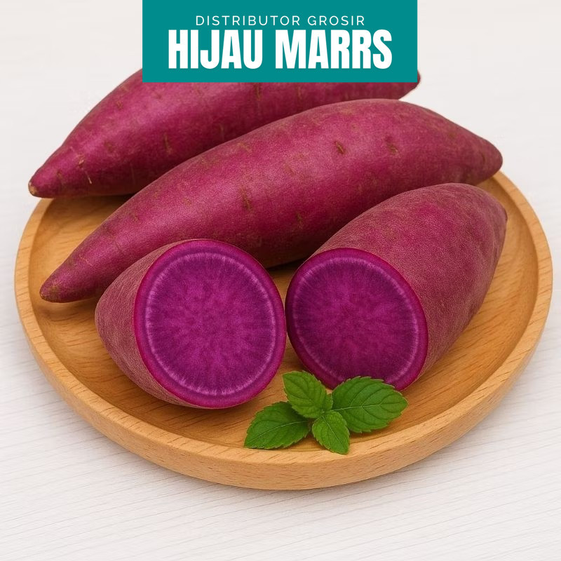 

TERMURAH UBI JALAR UNGU MENTAH FRESH ALAMI KUALITAS PREMIUM DARI MADURA MAKANAN CEMILAN SEHAT 100g.