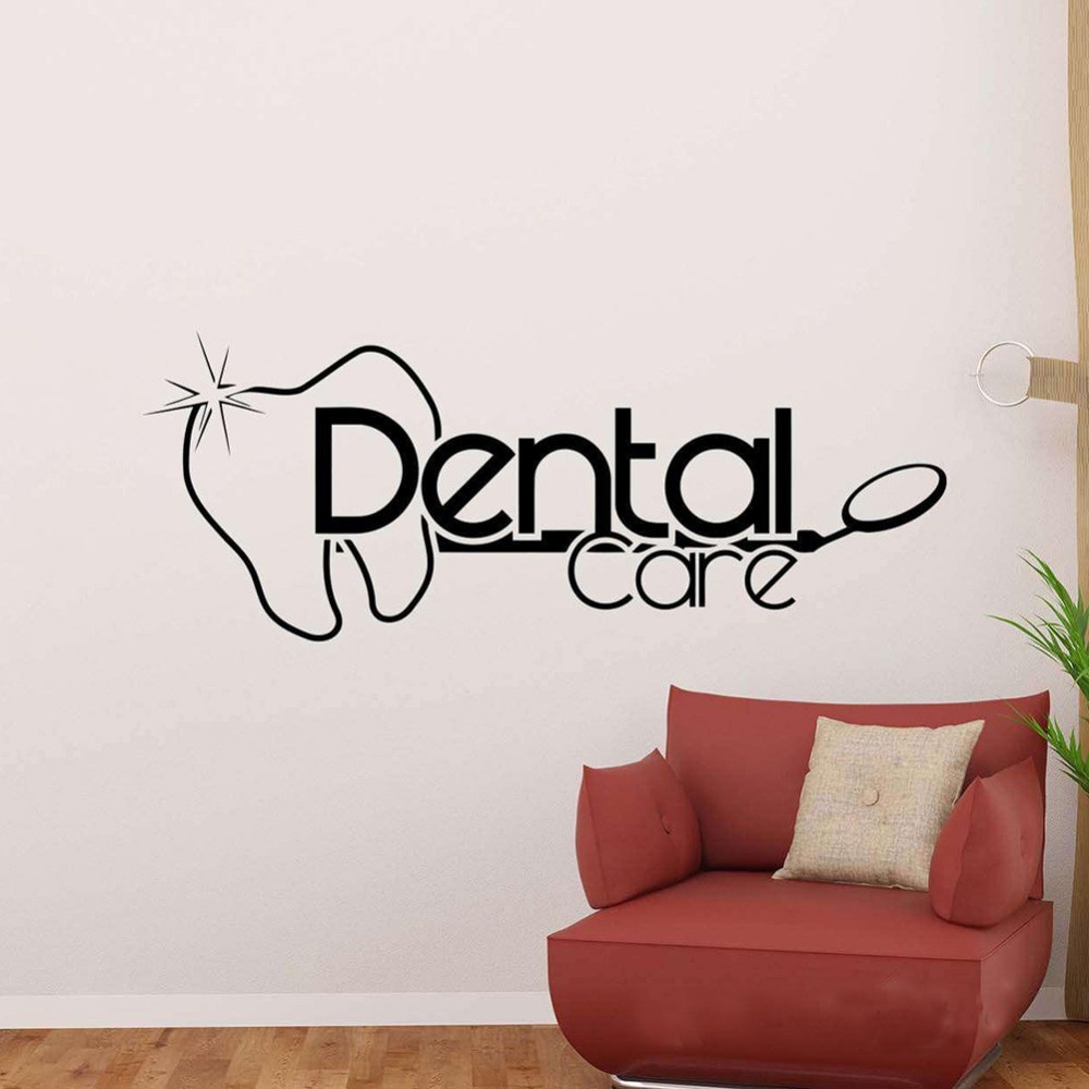 

Stiker Dinding Gigi Sticker Dental Teeth Stomatology Wall Sticker Clinic Dentist Tooth Decoration