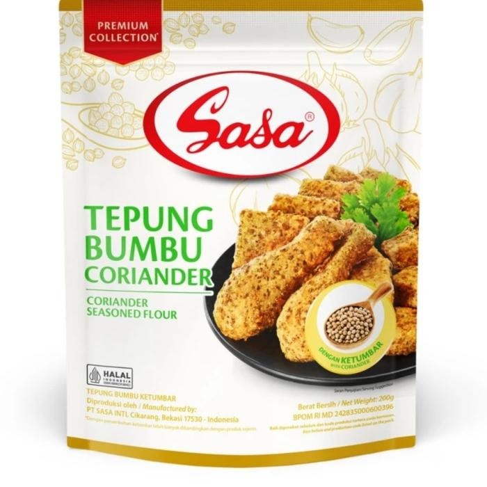 

Sasa tepung bumbu premium seasoned flour 200 gr - Coriander