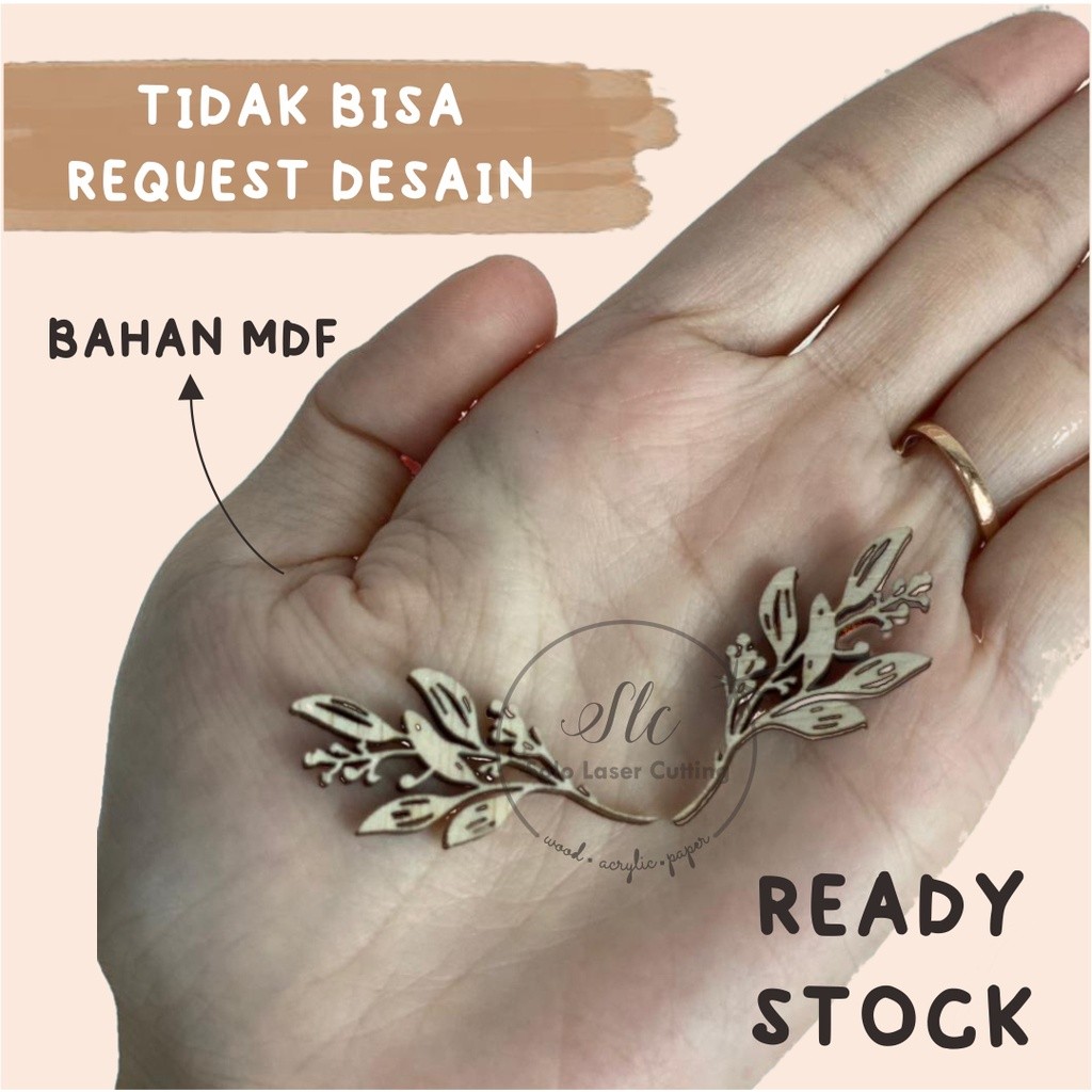 Dekorasi Daun Rustic Hiasan MAhar Seserahan Scrabbook isian mahar pernikahan dekorasi rustic
