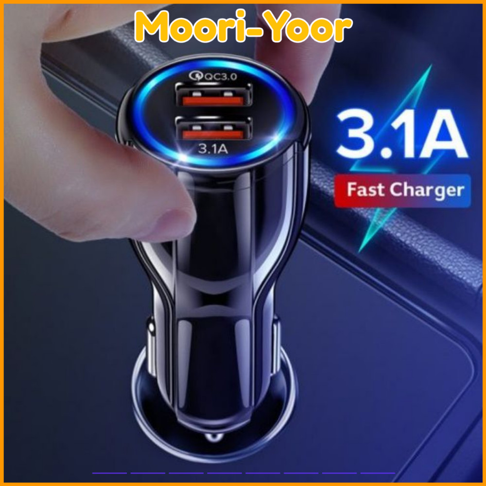 motor digital car charger casan mobil motor volt meter dual USB  casan lighter motor